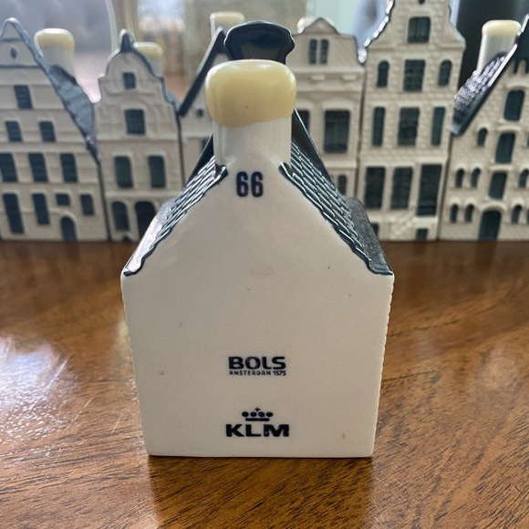 KLM BOLS Blue Delft Dutch House #66 Empty - Picture 2 of 6